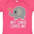 thumbnail image 4 of Inktastic My Oma Loves Me Grandchild Boys or Girls Baby Bodysuit, 4 of 5