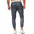 thumbnail image 6 of Giftesty Mens Cargo Pants Clearance Men's Long Casual Sport Pants Slim Fit Plaid Trousers Running Joggers Sweatpants, 6 of 9