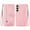 Pink, variant on SYITOOCK Phone Case for Samsung Galaxy M15 5G, Shockproof PU Leather Wallet Case with Card Slots Anti-Scratch Stand Magnetic Flip Zipper Pocket Cover for Samsung Galaxy M15 5G, Red