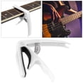 thumbnail image 2 of HLONK Guitar Capo Clamping ABS Shell Stringed Instrument Playing Tuning Accessories with SpringWhite, 2 of 5