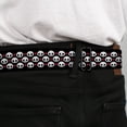 thumbnail image 4 of Skelanimals Belt, Seatbelt Buckle Belt, Skelanimals Face Logo and Heart Black White Red, Youth 22 to 32 Inches, 4 of 9