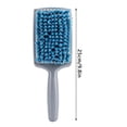 thumbnail image 5 of Hair Drying Comb Blue Absorbent Anti Dandruff Anti Radiation Hair Paddle Brushes, 5 of 5