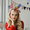 thumbnail image 6 of Patriotic Headbands, Red White Blue Party Hair Bands for July 4th Celebration and Holiday Dress-Up, 6 of 6