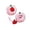 A002- Pink, variant on Cartoon Apple Shaped Nap Pillow, Portable Office Lunch Break Pillow, Comfortable Desk Sleeping Pillow for Students, Office Workers, Travelers - Plush Apple Design, Soft Fabric, Green Color with "Happ