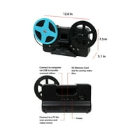 Magnasonic All-in-One Super 8/8mm Film Scanner, Converts Film into Digital Video, Scans 3, 5 and 7 Super 8/8mm Film Reels with Bonus 32GB SD Card (FS81)