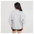 thumbnail image 2 of Women's Gameday Couture  Ash Buffalo Bills Fierce Focus Premium Oversized Fleece Pullover Sweatshirt, 2 of 4
