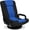 Black/Blue, variant on NurtureTail Gaming Chair Floor Chair, 360° Swivel Rocker with Lumbar Support, Adjustable Foldable Backrest, Armrest Handles for TV, Reading, Gaming and Relaxing - Black/Blue