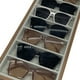 thumbnail image 5 of sweethay 7 rejillas para gafas, bandeja de exhibición, estuches para gafas de sol, estante para collares, organizador de joyas de , caja de Cadenas y cordones para anteojos Blanco, 5 of 6