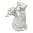 thumbnail image 3 of Design Toscano LY7154091 Amour Ami Chat Ange Animal Statue Commémorative, Grande, Finition de Pierre Antique, 3 of 6