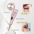 thumbnail image 4 of Red by Kiss Dual Heated Eyelash Curler & Wand (2-in-1), Fast Heat Mini Travel Electric Lash Curler with USB-C, Silicone Comb, LED Display, 24 Hours Long Lasting, 3 Heating Mode (White), 4 of 12
