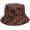 Brown, variant on CoCopeaunts Cow Bucket Hat for Women Packable Double-Sided Wear Summer Cotton Men Fisherman Hat Beach Outdoor Sunshade Caps
