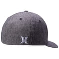 thumbnail image 3 of Hurley Men's Baseball Cap - Corp Stretch Fitted Hat, Size Small-Medium, Light Grey, 3 of 6