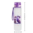 thumbnail image 3 of CMYYNNA 32 OZ 1 Liter Time Marker Water Bottle Frosted Durable Plastic With Strap - Reusable Clear Bottle With Times To Drink Time Markings For Daily Hydration Intake BPA Free, 3 of 7