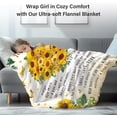 thumbnail image 2 of Daughter Gifts from Mom, Daughter Birthday Gifts Idea, Gifts for Daughter Adult, Blankets for Daughter, Daughter Gifts for Graduation, Holiday, Thanksgiving, Christmas, 60x80, 2 of 6
