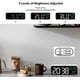 thumbnail image 3 of Digital Alarm Clock, Led Dimming Display Alarm Clock With Power, 3 of 5