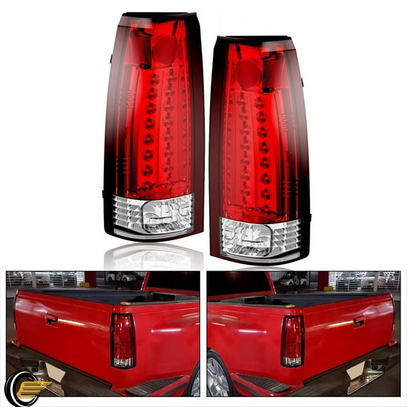 Fits for 1988-1998 Chevy Silverado Suburban GMC C/K 1500 LED Tail Lights