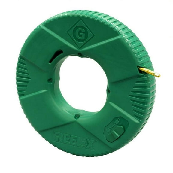 Greenlee Reel-X Fiberglass Non-Conductive Fish Tape 50'