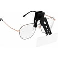 thumbnail image 5 of Lupa de clip para lunetas con 3 lentes intercambiables, clipsable y rabattable mains libres 1,5 x 2,5 x 3,5 x para la conferencia, la costura, los amantes, la carta, 5 of 5
