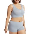 thumbnail image 1 of Conjunto de lencería floral de encaje para mujer - Dos piezas: sujetador y braguitas - Diseño sexy de poliéster - Ropa de dormir para la noche de bodas - Tallas S-XXXXXL, 1 of 6