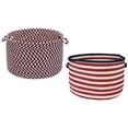 thumbnail image 2 of PE75A018X018 Patriot Basket - Red White & Blue 18"x18"x12" Basket, 100% Polypropylene - Round., 2 of 5