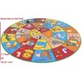 thumbnail image 3 of HR-Kids Rugs for Playroom Bedroom 8x8 Boys Girls Childrens Room Dcor Fun ABC Alphabet Animals Interactive Gift for HR-Kids Boys Girls Educational Learning Mat Carpet for Nursery School Playroom, 3 of 5