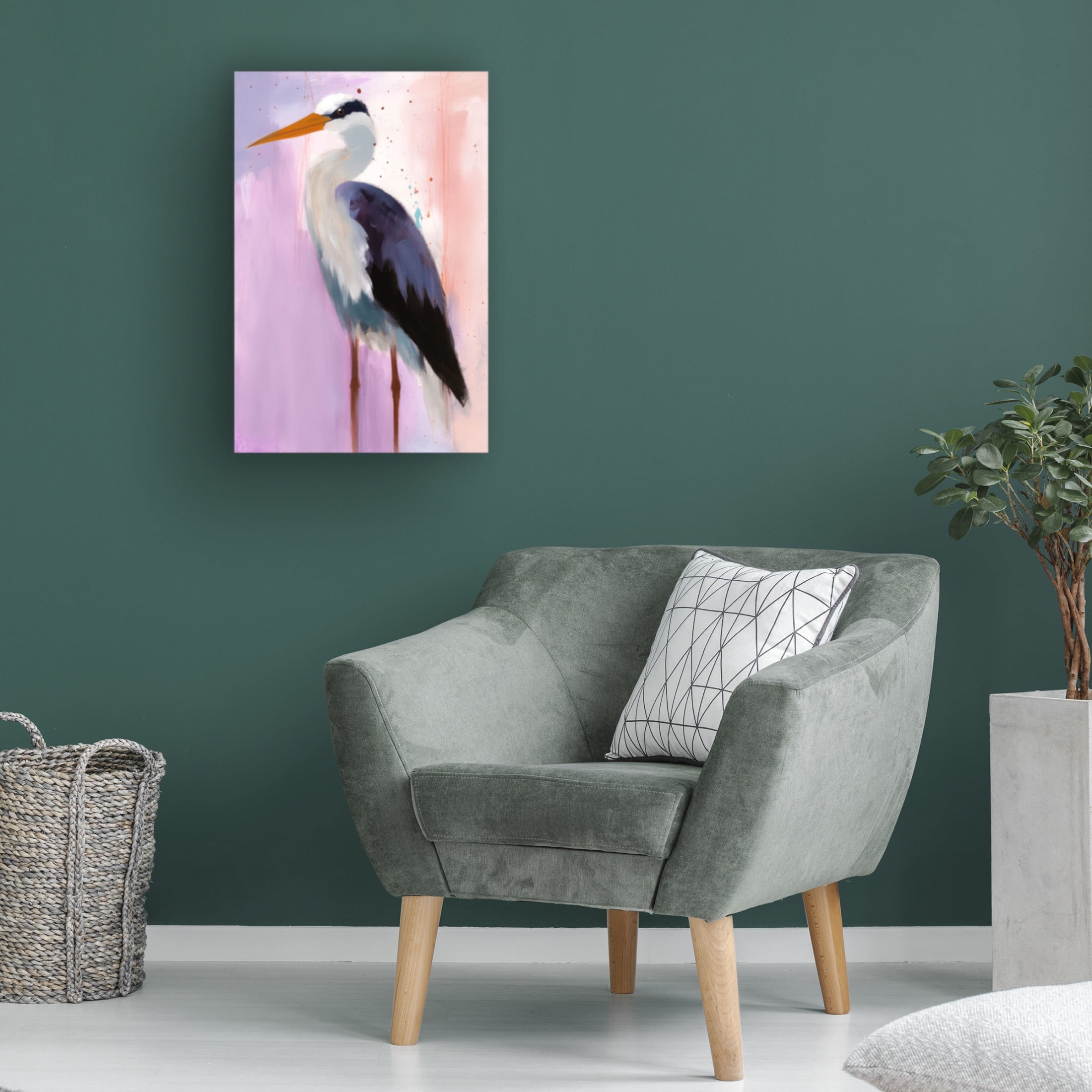 Trademark Fine Art Treechild   Stork Canvas Wall Art