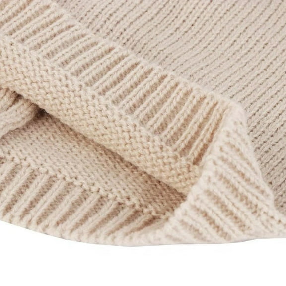 JDEFEG Winter Hats for Girls 6 Years Old Cap Keep Hairball Wool Winter Cute Baby Hat Knitting Hemming Warm Rhinestone Kids Hat Organic Baby Girl Hats Kintted Beige