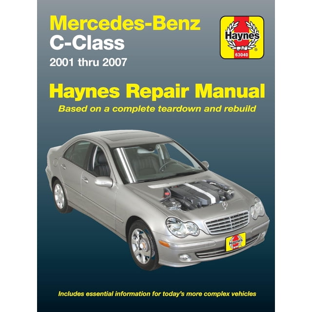 Manual de Reparacion Haynes para Mercedes Benz Clase C 2001 a 2007 Modelos 1563927357