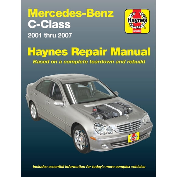 Manual de Reparacion Haynes para Mercedes Benz Clase C 2001 a 2007 Modelos 1563927357
