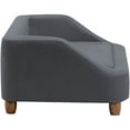 thumbnail image 5 of Critter Sitters 36-In. Microfiber Dark Gray Rectangle Pet Bed for Medium-Sized Dogs, 5 of 7