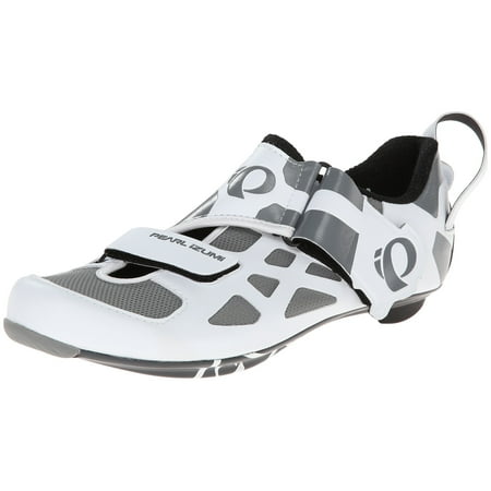 Pearl Izumi Women's Tri Fly V Carbon Cycling Shoe White/Black 5.5 M (Best Tri Cycling Shoes)
