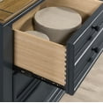 thumbnail image 4 of Roundhill Furniture Clelane Wood 5-Drawer Chest, Slate Blue, 4 of 7
