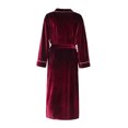 thumbnail image 3 of Sylvamorning Warm Plush Shower Robes Soft Lounge Robe Sleepwear Husband  Wife, 3 of 8