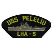 USS PELELIU LHA-5 PATCH NAVY SHIP TARAWA CLASS AMPHIBIOUS ASSAULT PAX PER POTENS