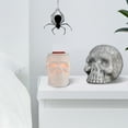 thumbnail image 4 of Star Moon Electric Wax Warmer Ceramic Wax Candle Melter for Home Decor, Resurgent Skull, White, 4 of 10