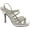 Silver Metallic, variant on Touch Ups Women's Julie Platform Sandal, Silver Metallic, Size 10.5