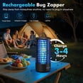 thumbnail image 6 of Rossetta Bug Zapper 2 Pack Rechargeable Mosquito Zapper with Auto-Sensing for Home, Patio, Backyard, Camping, 6 of 8