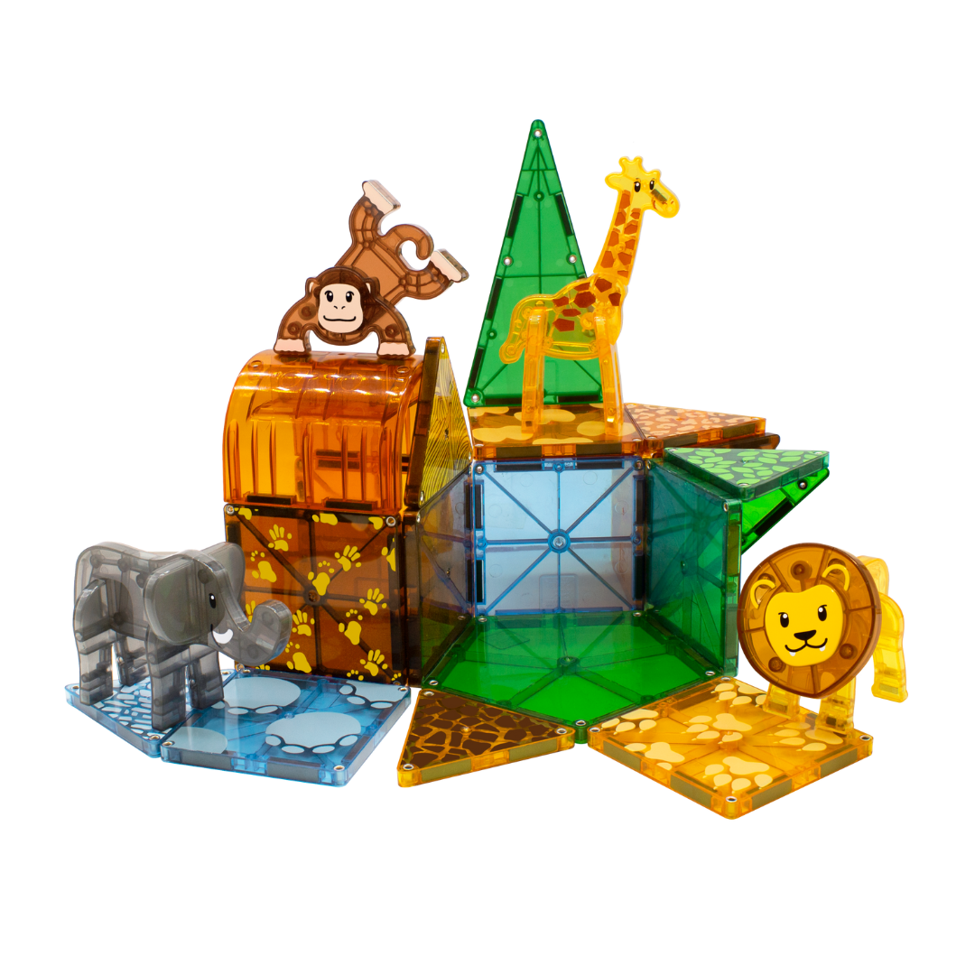 Magna-Tiles Safari Animals 25-Piece Magnetic Set photo 4