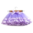 thumbnail image 2 of Zshosam Tulle Tutu Skirt for Girls Girl Ballet Tutu Skirt(Light Purple,0-18 Months), 2 of 4