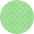 thumbnail image 1 of Ahgly Company Machine Washable Indoor Square Transitional Green Area Rugs, 3' Square, 1 of 7