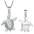thumbnail image 4 of Sea Turtle Urn Necklace for Ashes Cremation Necklace for Human / Pet Memorial Urns Pendant Jewellery with Funnel Filler Keepsake Memory Jewelry, 4 of 8