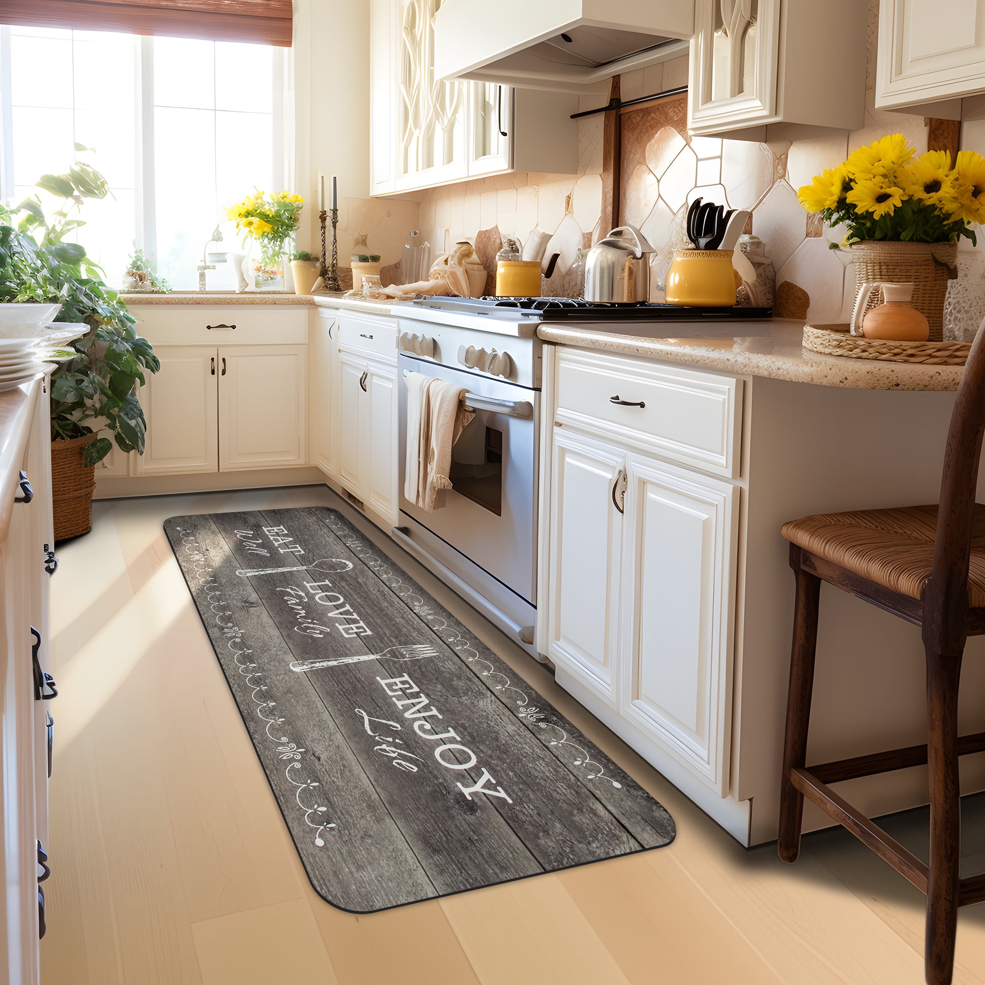 Ray Star Comfort Standing Desk Mat 20''x30'',0.39 Inch Thick Kitchen Mats Anti Fatigue