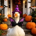 thumbnail image 6 of Nkmbld Halloween Porch Goose Clothes for 23" Cement Plastic Geese Statue, Porch Goose Decorations for Yard Patio Party Decoration, Machine Washable, 6 of 8