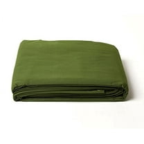 Tarps Now Waterproof Canvas Tarp - 10’ x 20’ Heavy Duty Tarp (Olive Green)
