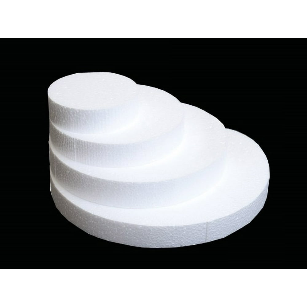 EPS Foam ROUND Disc 1" Thick Sizes 3"12" Width Floral Arranger
