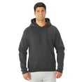 thumbnail image 1 of Jerzees Adult NuBlend Super Sweats Pull Over Hoodie, 2X, Black Heather, 1 of 3