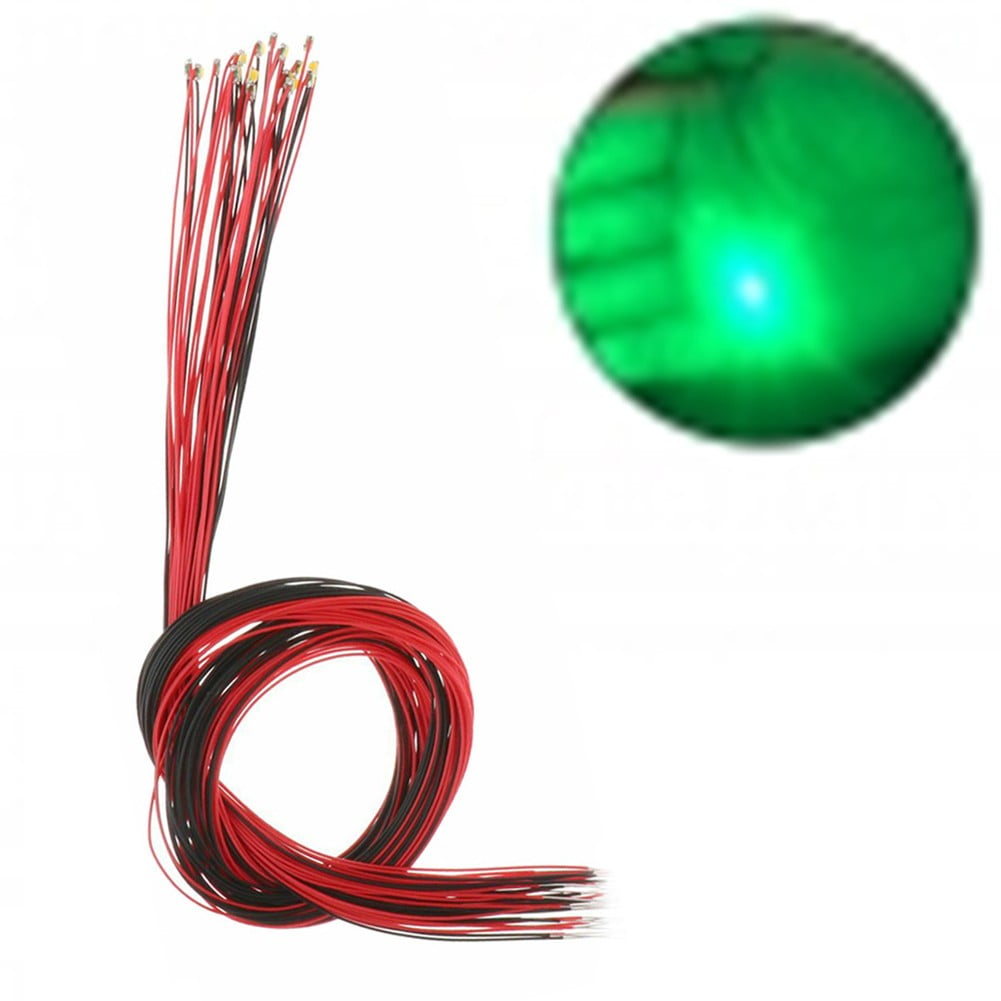 8x PreSoldered Micro Led Lamps Smd Leds Kits Pre Wired Mini Bulbs