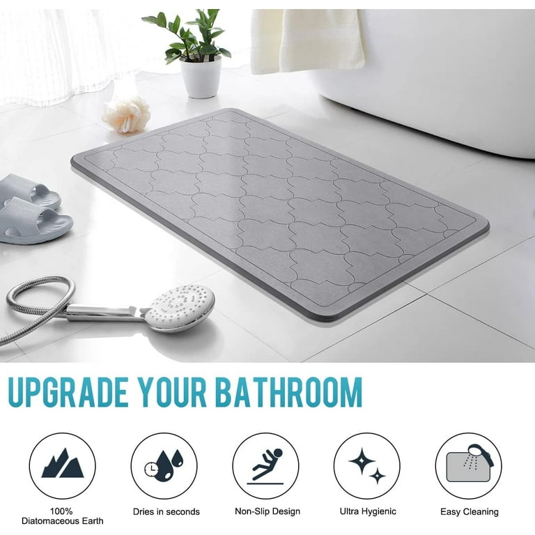 Upgraded Stone Dish Drying Mat Super Absorbent Diatomite Dish