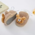thumbnail image 5 of Plush Patchwork Babies' Soft-soled Toddler Shoes Cute Plush Cartoon Decoration Babies' Cotton-padded Shoes Babies' Lace-up Snow Boots Christmas Gift, 5 of 7