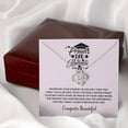 thumbnail image 3 of Proud Dad - Graduation Necklace - Love Knot Necklace - Message Card & Gift Box, 3 of 5